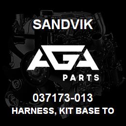 037173-013 Sandvik HARNESS, KIT BASE TO TOP LEFT, DR4 | AGA Parts