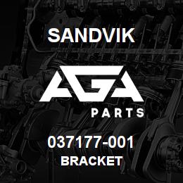 037177-001 Sandvik BRACKET | AGA Parts