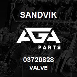 03720828 Sandvik VALVE | AGA Parts