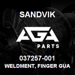 037257-001 Sandvik WELDMENT, FINGER GUARD | AGA Parts