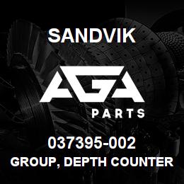 037395-002 Sandvik GROUP, DEPTH COUNTER GUI | AGA Parts