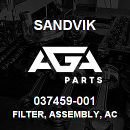 037459-001 Sandvik FILTER, ASSEMBLY, ACCUMULATOR | AGA Parts