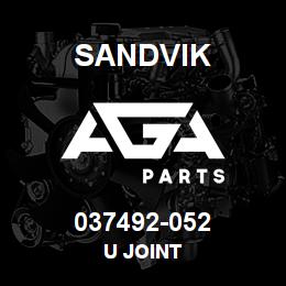 037492-052 Sandvik U JOINT | AGA Parts