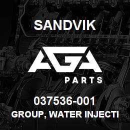 037536-001 Sandvik GROUP, WATER INJECTION, 1000GAL TANK | AGA Parts
