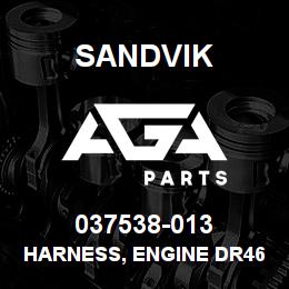 037538-013 Sandvik HARNESS, ENGINE DR460 QST30 | AGA Parts