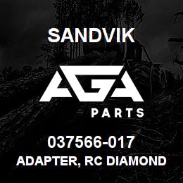 037566-017 Sandvik ADAPTER, RC DIAMOND CORE DRILL PIPRB | AGA Parts