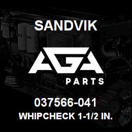 037566-041 Sandvik WHIPCHECK 1-1/2 IN. TO 3" | AGA Parts