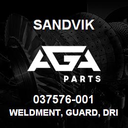 037576-001 Sandvik WELDMENT, GUARD, DRIVELINE | AGA Parts