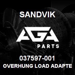 037597-001 Sandvik OVERHUNG LOAD ADAPTER | AGA Parts