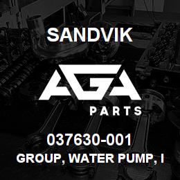 037630-001 Sandvik GROUP, WATER PUMP, INSULATION | AGA Parts