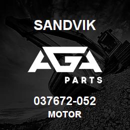 037672-052 Sandvik MOTOR | AGA Parts