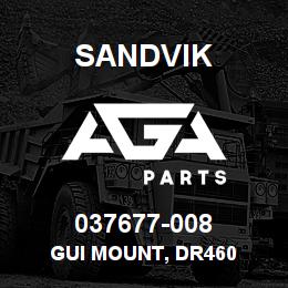 037677-008 Sandvik GUI MOUNT, DR460 | AGA Parts
