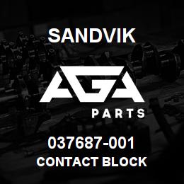 037687-001 Sandvik CONTACT BLOCK | AGA Parts