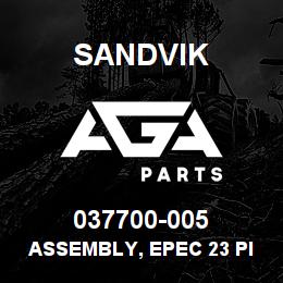 037700-005 Sandvik ASSEMBLY, EPEC 23 PIN DEPTH COUNTER | AGA Parts