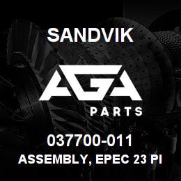 037700-011 Sandvik ASSEMBLY, EPEC 23 PIN, EDC D90, XM | AGA Parts