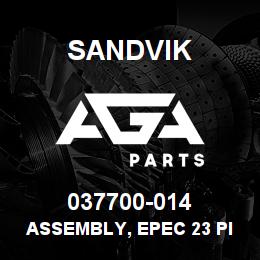 037700-014 Sandvik ASSEMBLY, EPEC 23 PIN, *T-TEXT | AGA Parts