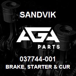 037744-001 Sandvik BRAKE, STARTER & CURRENT LIMIT LIN | AGA Parts
