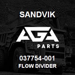 037754-001 Sandvik FLOW DIVIDER | AGA Parts