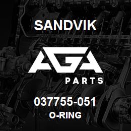 037755-051 Sandvik O-RING | AGA Parts