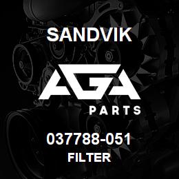 037788-051 Sandvik FILTER | AGA Parts