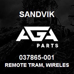 037865-001 Sandvik REMOTE TRAM, WIRELESS DR460 | AGA Parts
