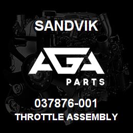 037876-001 Sandvik THROTTLE ASSEMBLY | AGA Parts