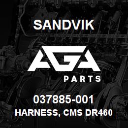 037885-001 Sandvik HARNESS, CMS DR460 | AGA Parts