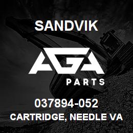 037894-052 Sandvik CARTRIDGE, NEEDLE VALVE | AGA Parts