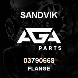03790668 Sandvik FLANGE | AGA Parts
