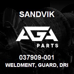 037909-001 Sandvik WELDMENT, GUARD, DRIVELINE ASSY | AGA Parts