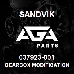 037923-001 Sandvik GEARBOX MODIFICATION KIT | AGA Parts