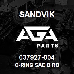 037927-004 Sandvik O-RING SAE B RB | AGA Parts