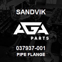 037937-001 Sandvik PIPE FLANGE | AGA Parts