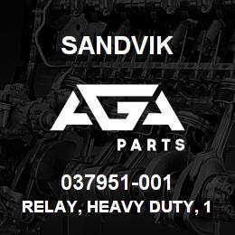 037951-001 Sandvik RELAY, HEAVY DUTY, 12 V.OLT RB | AGA Parts