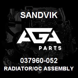 037960-052 Sandvik RADIATOR/OC ASSEMBLY | AGA Parts