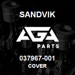 037967-001 Sandvik COVER | AGA Parts