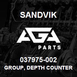 037975-002 Sandvik GROUP, DEPTH COUNTER GUI, RB | AGA Parts