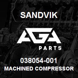 038054-001 Sandvik MACHINED COMPRESSOR & MOTOR MOUNT | AGA Parts