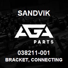 038211-001 Sandvik BRACKET, CONNECTING | AGA Parts