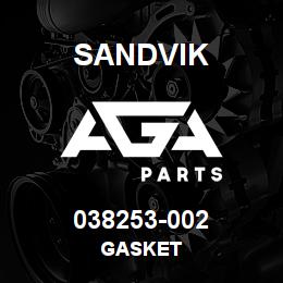 038253-002 Sandvik GASKET | AGA Parts
