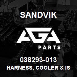 038293-013 Sandvik HARNESS, COOLER & ISOLATION BOX LT | AGA Parts