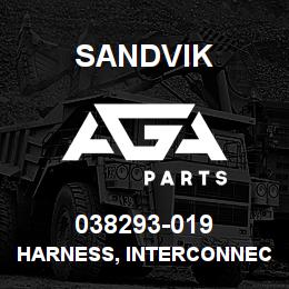 038293-019 Sandvik HARNESS, INTERCONNECT CJB-RCP | AGA Parts