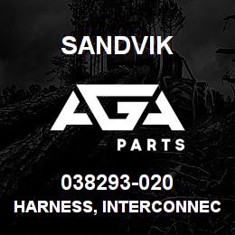 038293-020 Sandvik HARNESS, INTERCONNECT MVJB-MSJB | AGA Parts