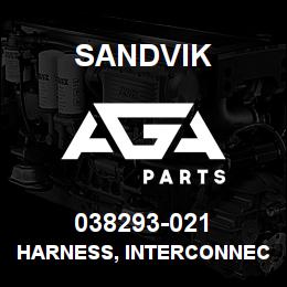 038293-021 Sandvik HARNESS, INTERCONNECT RCP-MVJB | AGA Parts