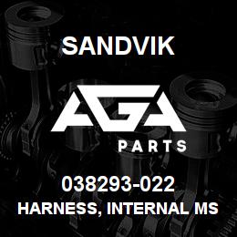 038293-022 Sandvik HARNESS, INTERNAL MSJB | AGA Parts