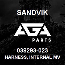 038293-023 Sandvik HARNESS, INTERNAL MVJB DR500 | AGA Parts