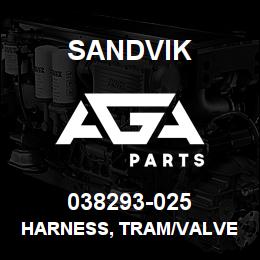 038293-025 Sandvik HARNESS, TRAM/VALVE AMP | AGA Parts