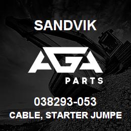 038293-053 Sandvik CABLE, STARTER JUMPER | AGA Parts