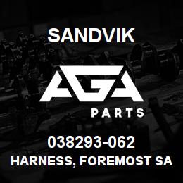 038293-062 Sandvik HARNESS, FOREMOST SAMPLER 3&4SB | AGA Parts