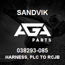 038293-085 Sandvik HARNESS, PLC TO RCJB | AGA Parts